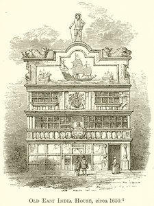 Ancien East India House, vers 1650 - English School