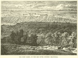 Vieux Fort Garry, dans le pays de la rivière Rouge, Manitoba - English School
