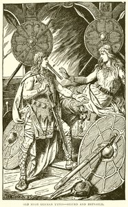 Anciens types haut-allemands--Sigurd et Brunhild - English School