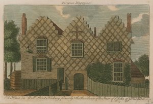 Vieille maison à Well Street, Hackney, anciennement résidence du prieur de Saint-Jean de Jérusalem - English School