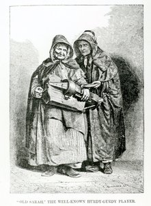 Vieille Sarah, la célèbre joueuse de vielle, vers 1840