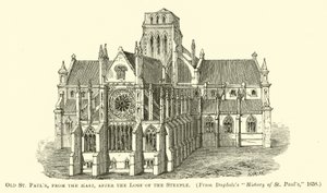 Ancienne cathédrale Saint-Paul, vue de l