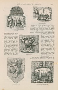Vieilles enseignes en pierre de Londres - English School