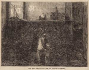 Département des vieilles bottes de la cour de poussière de M. Dodds - English School