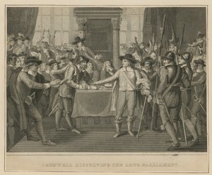 Oliver Cromwell dissout le Long Parlement - English School