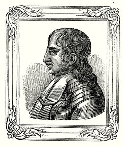 Oliver Cromwell est né en 1599, nommé Protecteur en 1653, et mort en 1658 (gravure)