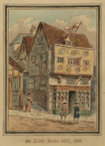 Sur Little Tower Hill, Londres, 1790 - English School