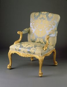 Un des quatre fauteuils George III, vers 1765
