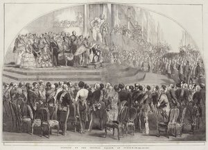 Ouverture du Crystal Palace, à Sydenham (gravure)