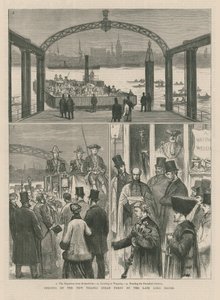 Ouverture du nouveau ferry à vapeur de la Tamise - English School