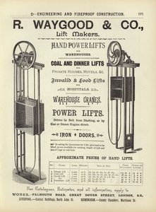 Page du Compendium des architectes, géomètres et ingénieurs 1892 - English School