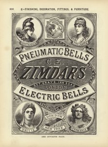 Page du Compendium des architectes, géomètres et ingénieurs 1892 - English School
