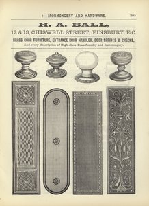 Page du Compendium des architectes, géomètres et ingénieurs 1892 - English School