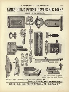 Page du Compendium des architectes, géomètres et ingénieurs 1892 - English School
