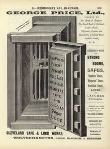 Page du Compendium des architectes, géomètres et ingénieurs 1892 - English School