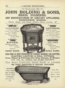 Page du Compendium des architectes, géomètres et ingénieurs 1892 - English School