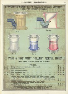 Page du Compendium des architectes, géomètres et ingénieurs 1892 - English School