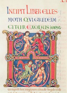 Page de la Bible de Winchester, c.1150-80