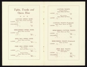 Pages du catalogue des célèbres chaussures de ballet de Milan de Gamba