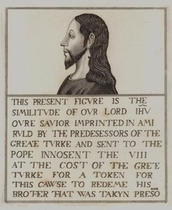 Peinture de Jésus-Christ sur chêne - English School