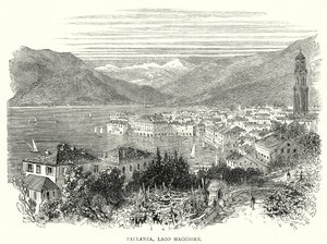 Pallanza, Lac Majeur (gravure) - English School