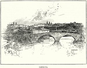 Pampeluna (gravure) - English School