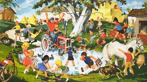 Pandémonium dans la cour de la ferme