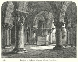 Panteon de Saint Isidore, Léon (gravure)