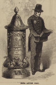 Poste de lettres de Paris (gravure)