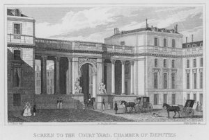 Paris, écran de la cour, Chambre des Députés - English School