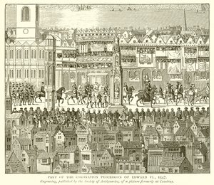 Partie de la procession de couronnement d