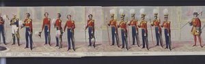 Partie du panorama du mariage de la reine Victoria, vers 1840
