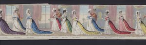 Partie du panorama du mariage de la reine Victoria, vers 1840 - English School