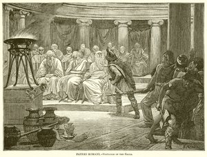 Patres Romani. Visite des Gaulois - English School