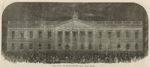 Illuminations de paix à East India House