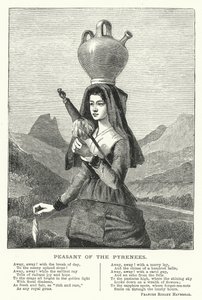 Paysanne des Pyrénées (gravure) - English School