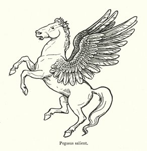 Pégase saillant (gravure)