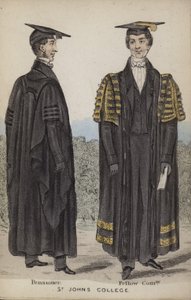 Pensionnaire, Fellow Commoner, St Johns College - English School