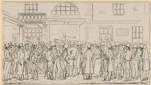 Personnes rassemblées chez Tattersalls