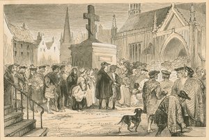 Les gens se rendant à la Conférence de David Dickson à Irvine - English School