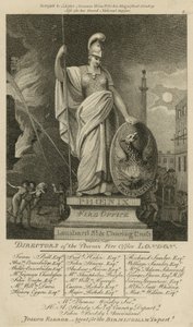 Phoenix Company; Fire Office, Lombard Street et Charing Cross, Londres - English School