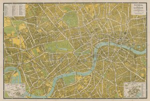 Carte picturale de Londres