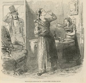 Croquis pittoresques de Londres - la maison de pension - English School