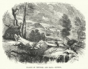La peste du tonnerre et de la pluie, Rubens (gravure)