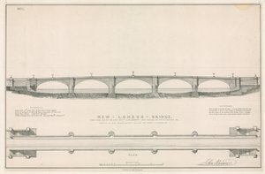 Plan pour le nouveau pont de Londres