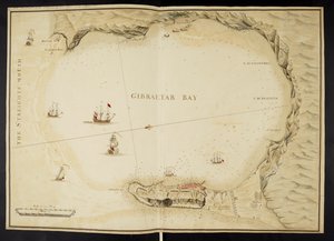 Plan de Gibraltar, Cinq plans de la baie et de la forteresse de Gibraltar - English School