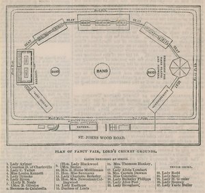 Plan de la foire de fantaisie au Lord