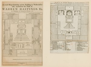 Plans pour le procès de Warren Hastings