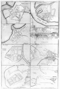 Plans des principales tours, forts et ports en Irlande