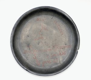 Assiette avec inscription pour Florence Nightingale